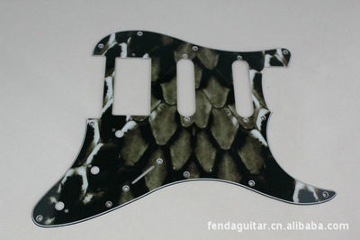 【類(lèi)FENDER電吉他護(hù)板ST劍龍紋護(hù)板單單雙拾音器孔】?jī)r(jià)格,廠家,圖片,樂(lè)器配件,惠州市惠陽(yáng)區(qū)秋長(zhǎng)倍音五金電子加工部-